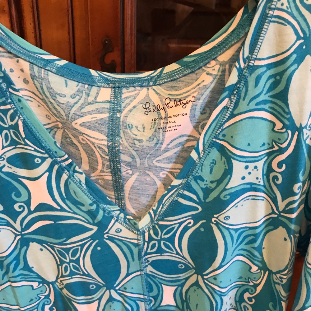Blue lily pulitzer sise S casual day dress